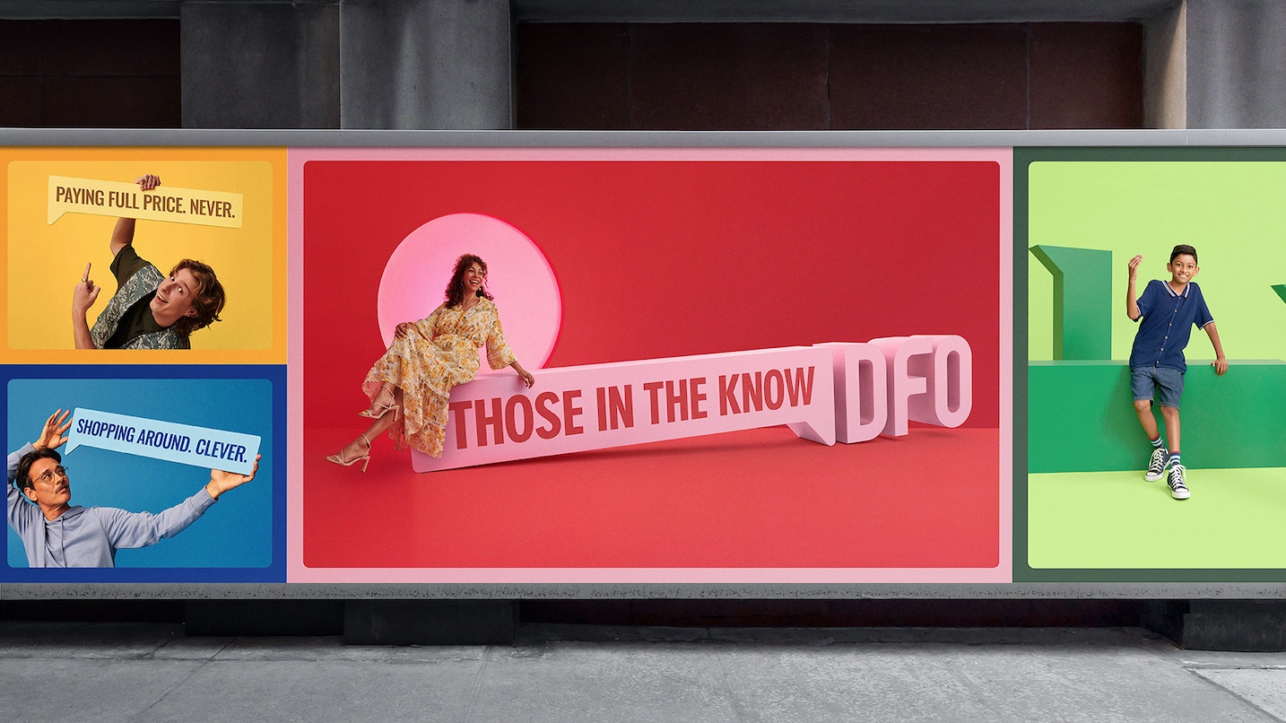 DFO celebrates ‘Those in the Know’ in newly launched brand refresh and campaign via TABOO