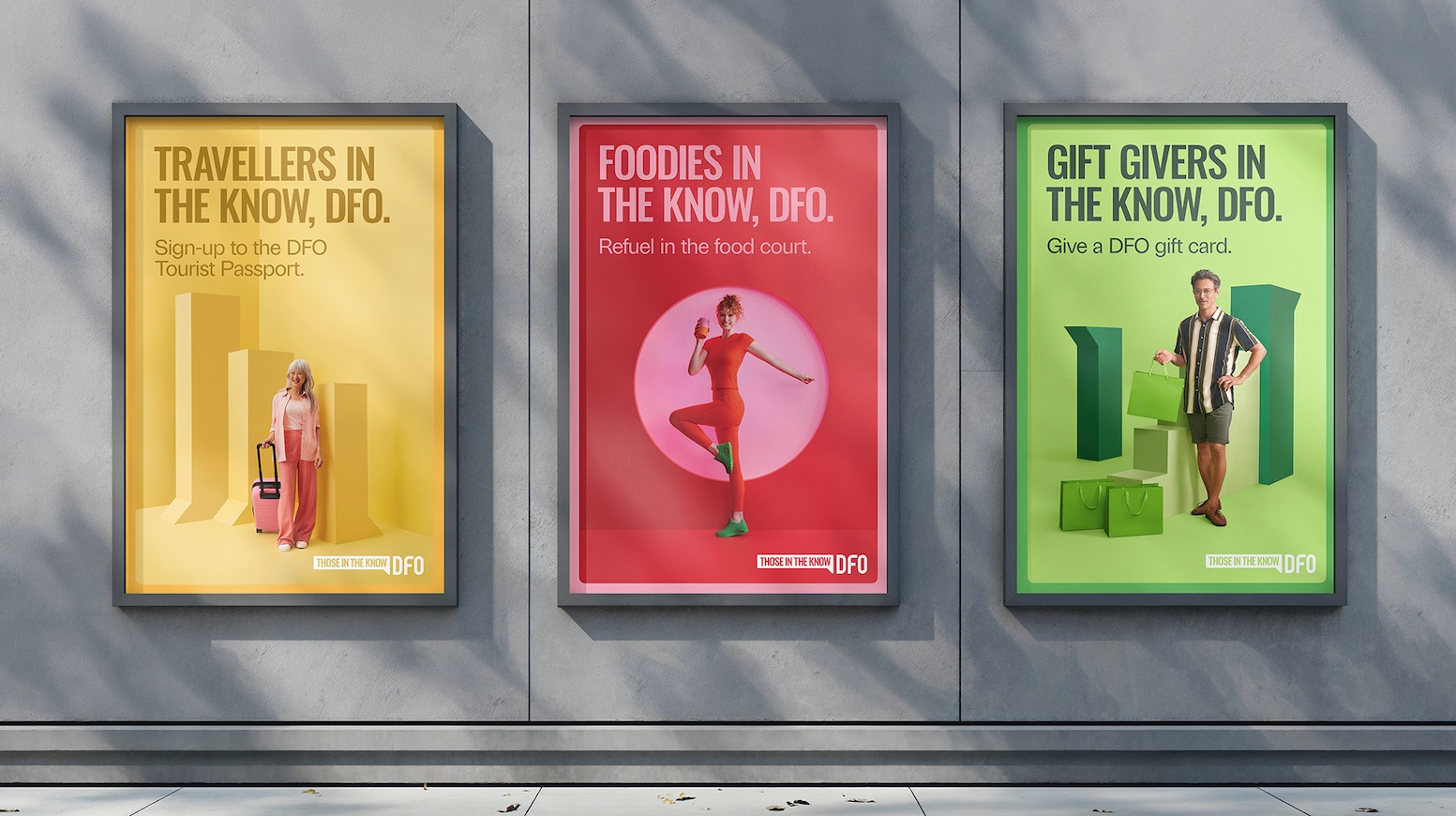 DFO celebrates ‘Those in the Know’ in newly launched brand refresh and campaign via TABOO