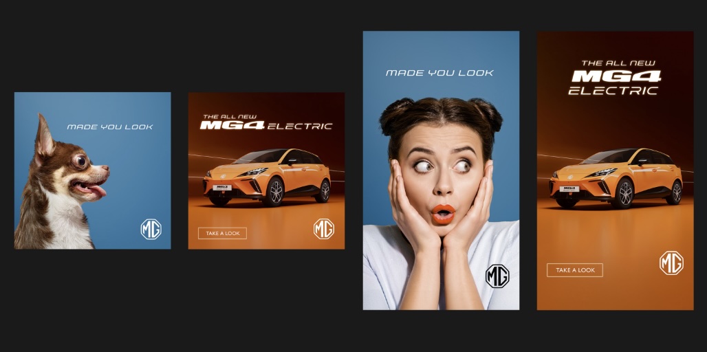 MG makes you look at the new MG4 electric in latest campaign via Milk+Honey United