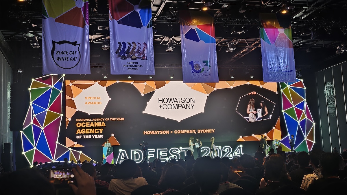 Howatson + Company Australia named Oceania Agency of the Year at Adfest 2024
