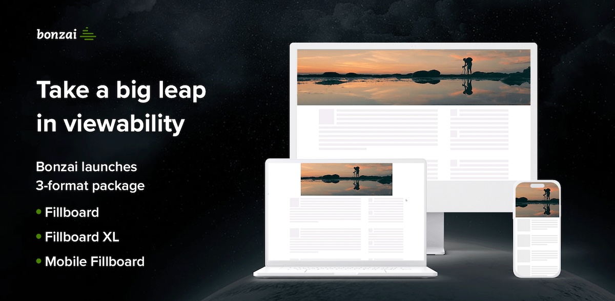 Bonzai launches new ‘Fillboard’ to disrupt traditional ‘billboard’ ad formats