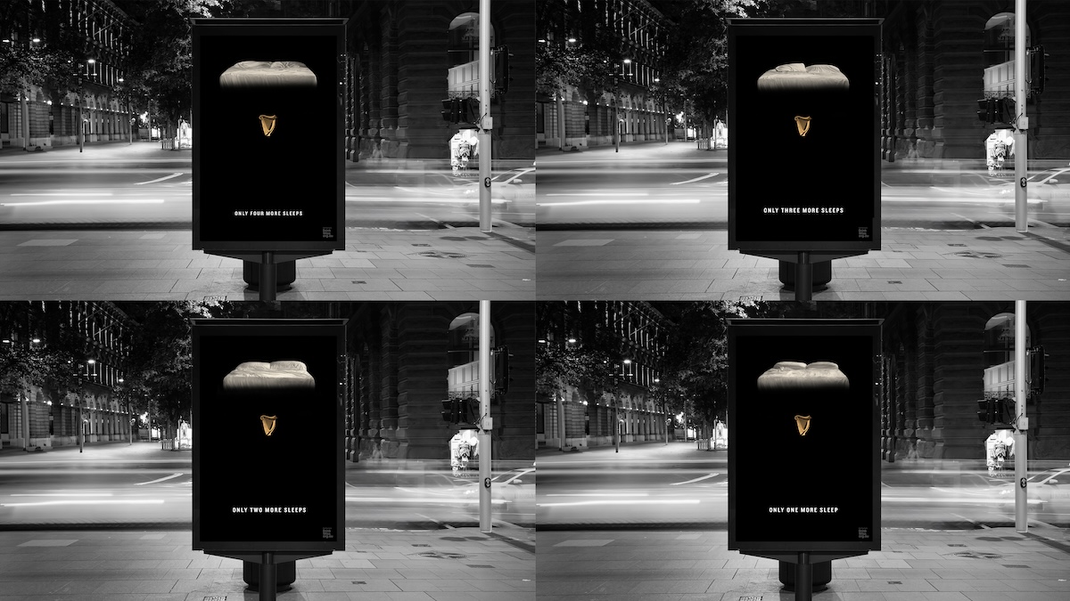 Guinness kicks off daily countdown for St Patrick’s Day in new campaign via Thinkerbell