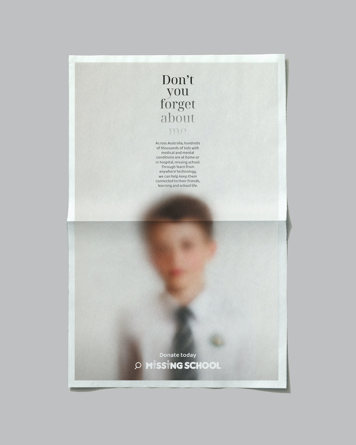 Cocogun, UnLtd + Zenith extend MissingSchool’s ‘Don’t You Forget About Me’ campaign, focussing on the 1.2 million kids at risk of school isolation