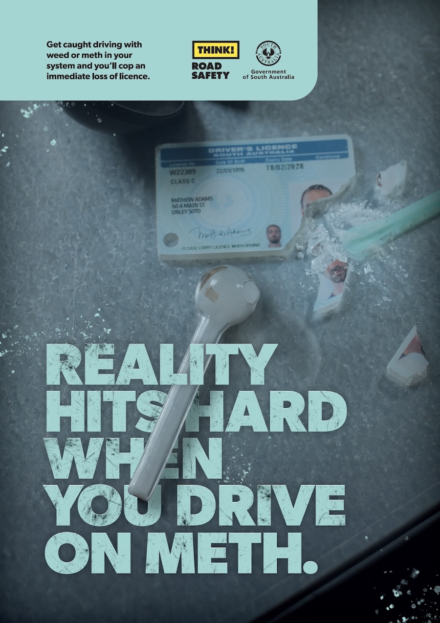 SAPOL serves up a reality hit for drug drivers in new campaign via Black Sheep Advertising