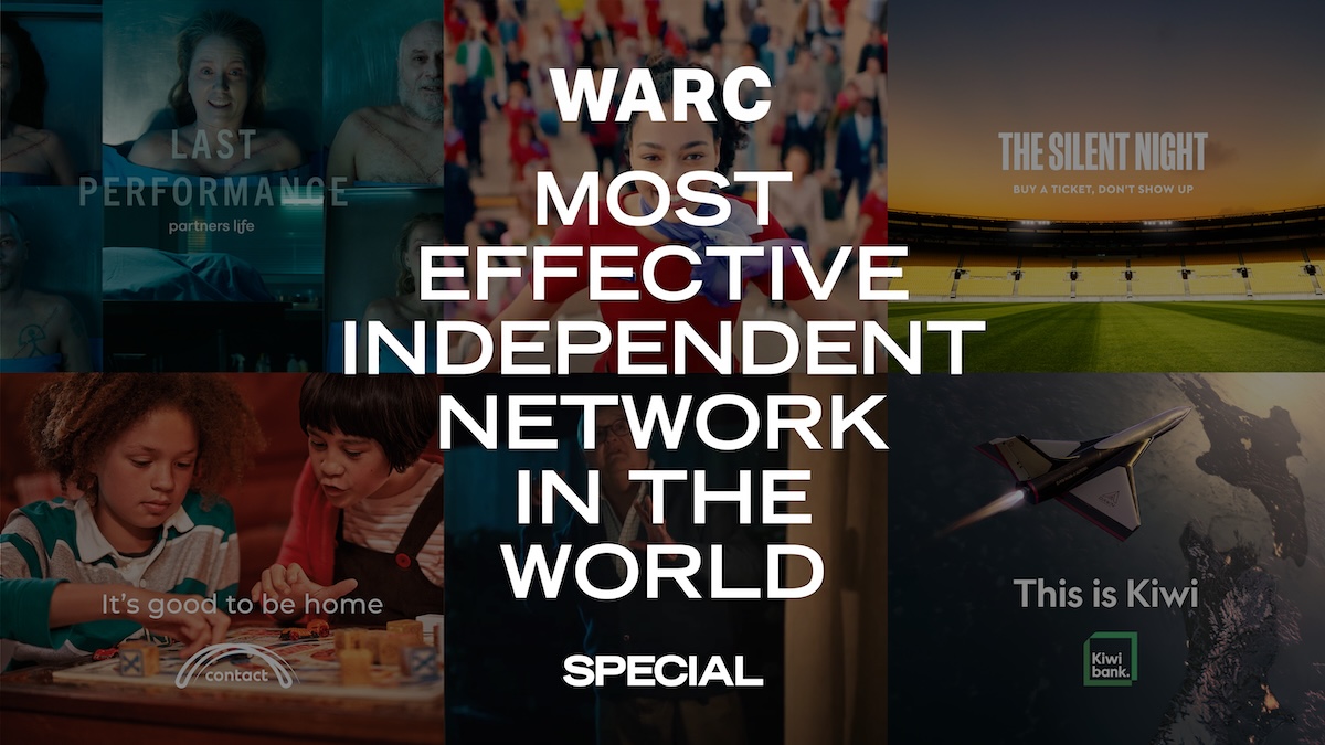 Special ranked most effective independent network in the world in the WARC Effective 100