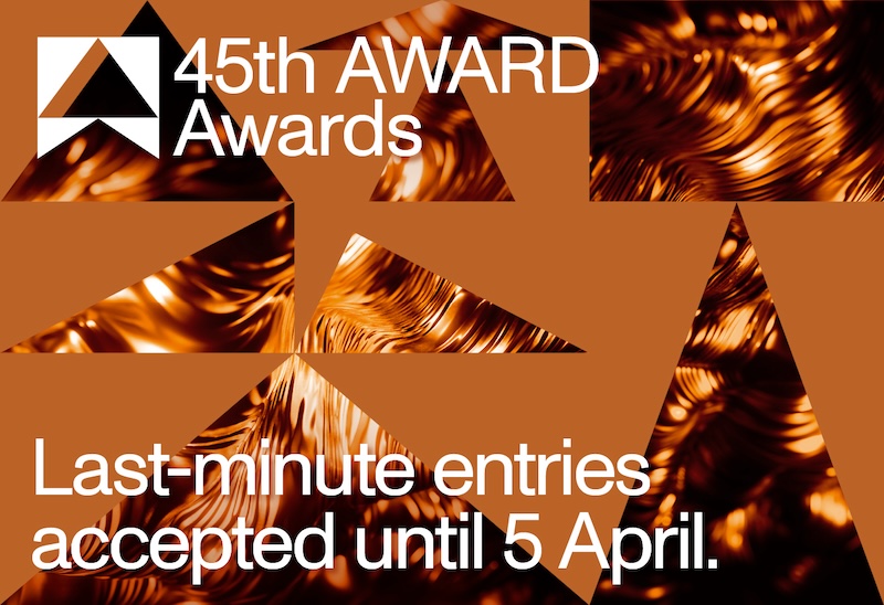 Last-minute AWARD Awards entries still being accepted until 5pm AEDT, TONIGHT, Friday 5 April