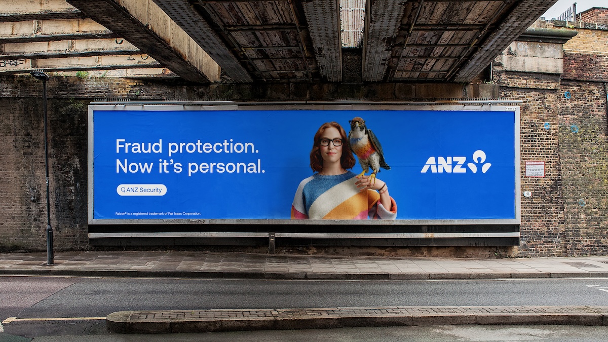 The ANZ Falcon is back. And now it’s personal in new fraud protection campaign via Special + PHD