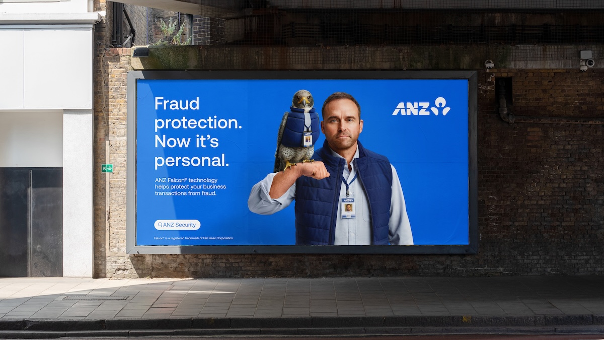 The ANZ Falcon is back. And now it’s personal in new fraud protection campaign via Special + PHD