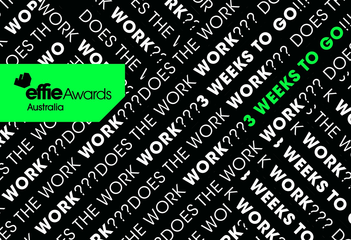 On-time entries for 2024 Effie Awards close in three weeks: deadline 5pm AEST, Monday 13 May