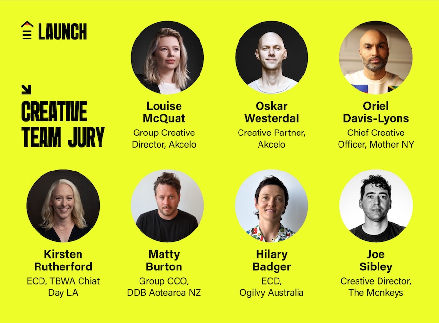 Daniel Borghesi and Jake Rowland from M&C Saatchi win the inaugural LAUNCH competition