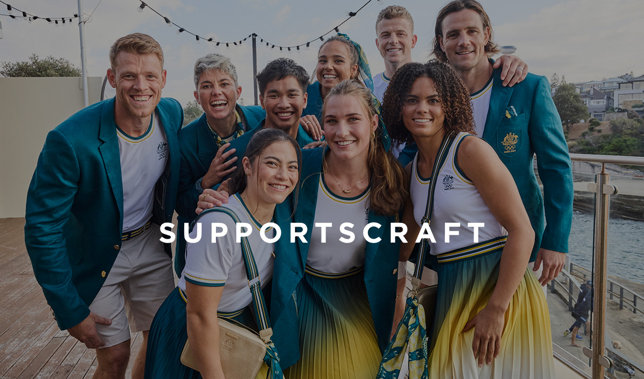 Sportscraft to become ‘Supportscraft’ in new Paris Olympics campaign via The General Store