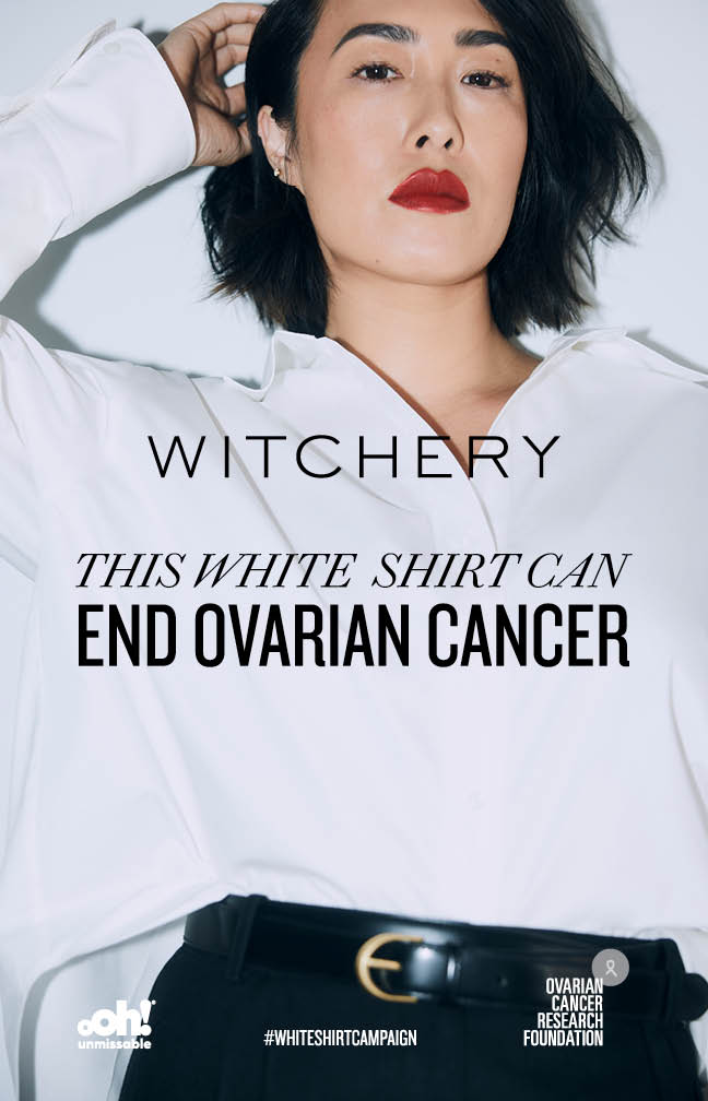 Witchery unveils 16th White Shirt campaign via Smile Agency in partnership with The Ovarian Cancer Research Foundation