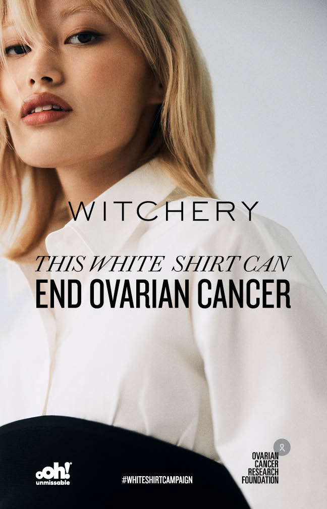 Witchery unveils 16th White Shirt campaign via Smile Agency in partnership with The Ovarian Cancer Research Foundation