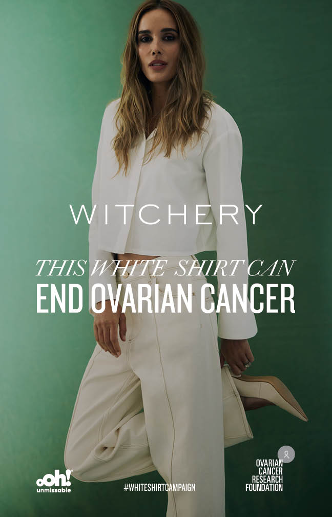 Witchery unveils 16th White Shirt campaign via Smile Agency in partnership with The Ovarian Cancer Research Foundation