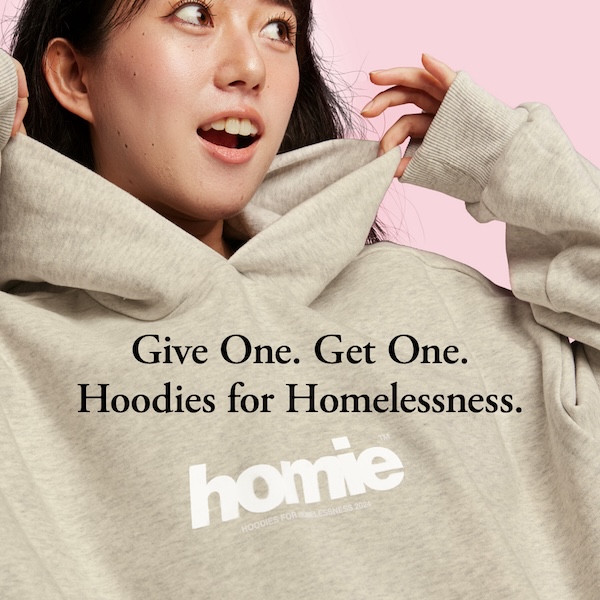 HoMie and Champion reverse retail norms with new ‘Give One. Get One’ campaign supporting youth homelessness via Town Square