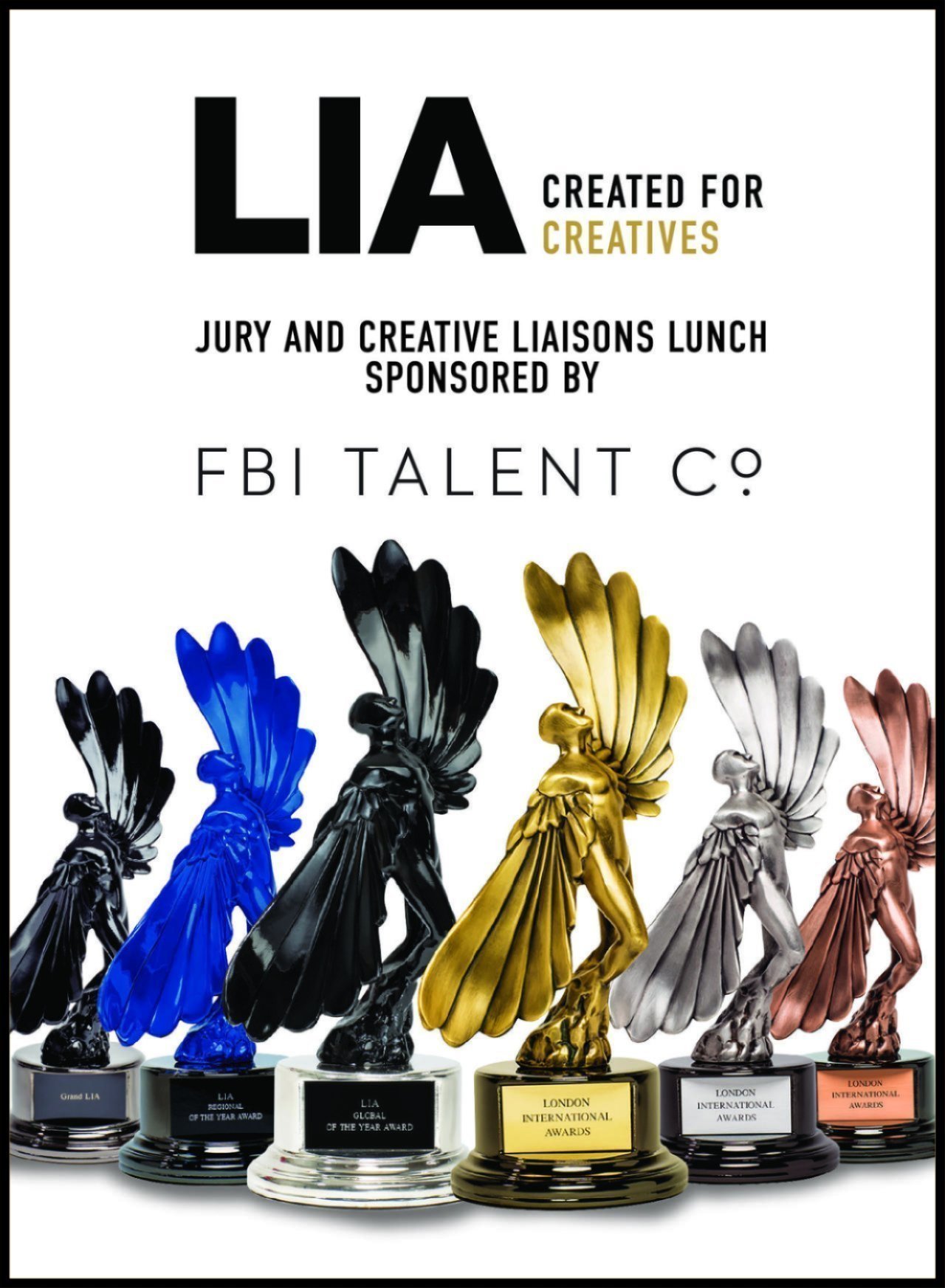 LIA announces FBI Talent Co. as a sponsor for LIA Jury and Creative LIAisons Lunch in Las Vegas