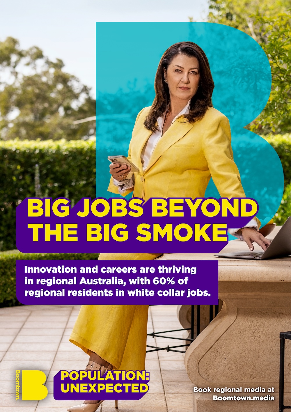 Boomtown celebrates how unexpected population of 9.8m regional Aussies can deliver results for brands in new campaign via Thinkerbell