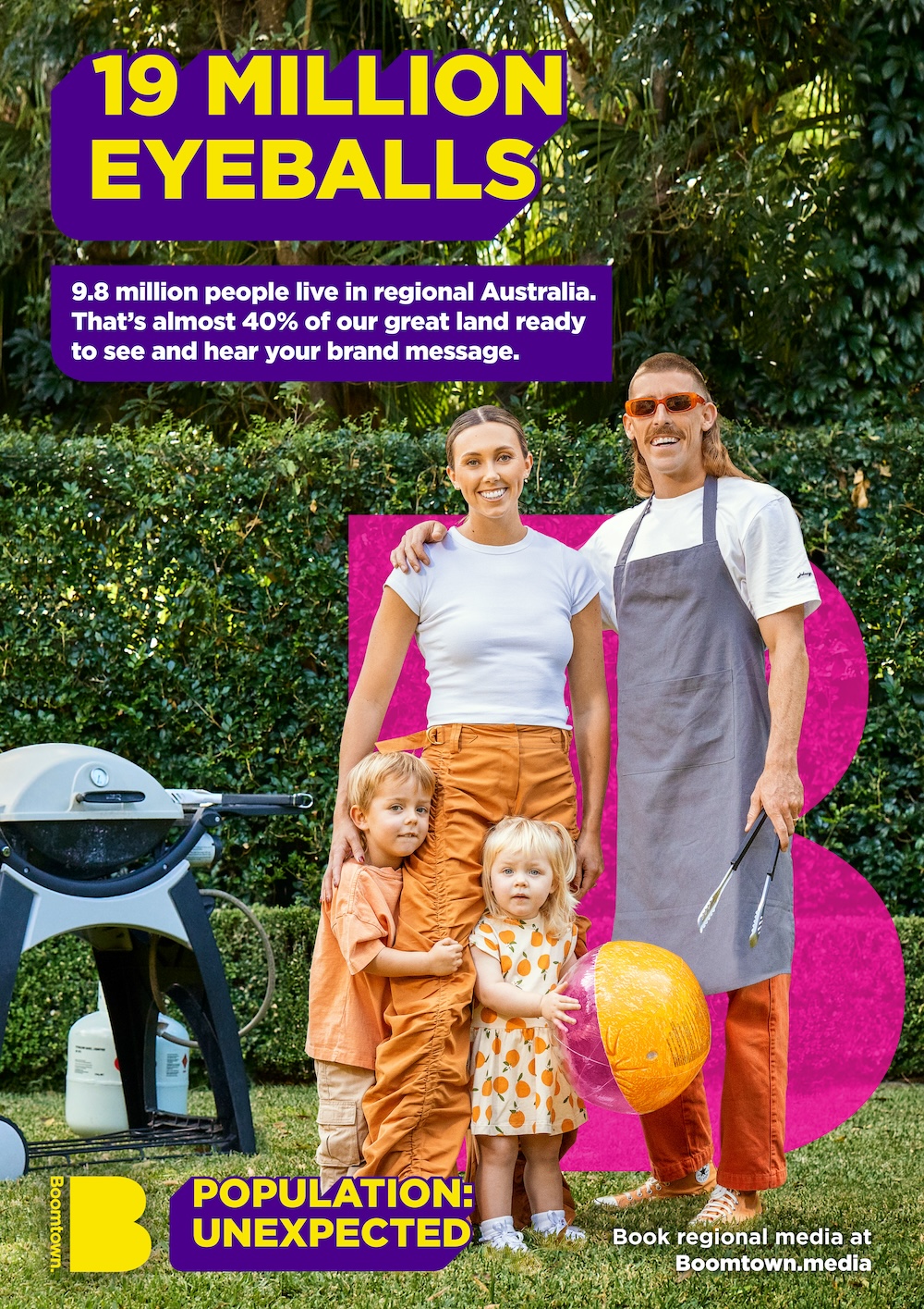 Boomtown celebrates how unexpected population of 9.8m regional Aussies can deliver results for brands in new campaign via Thinkerbell