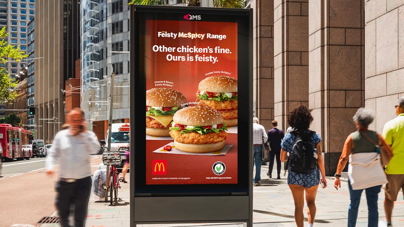 Macca’s gets feisty in new campaign for limited edition Feisty McSpicy range via DDB Sydney