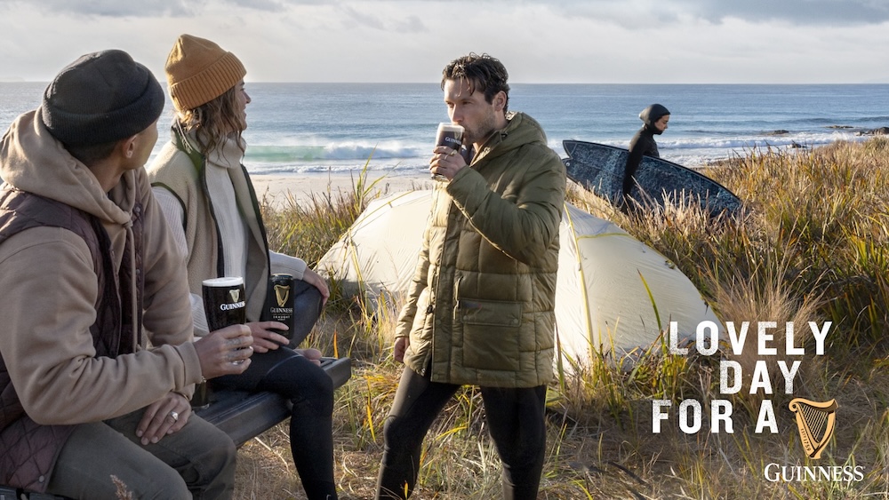 Lion reinterprets ‘Lovely Day for a Guinness’ platform for Australian winter via Thinkerbell