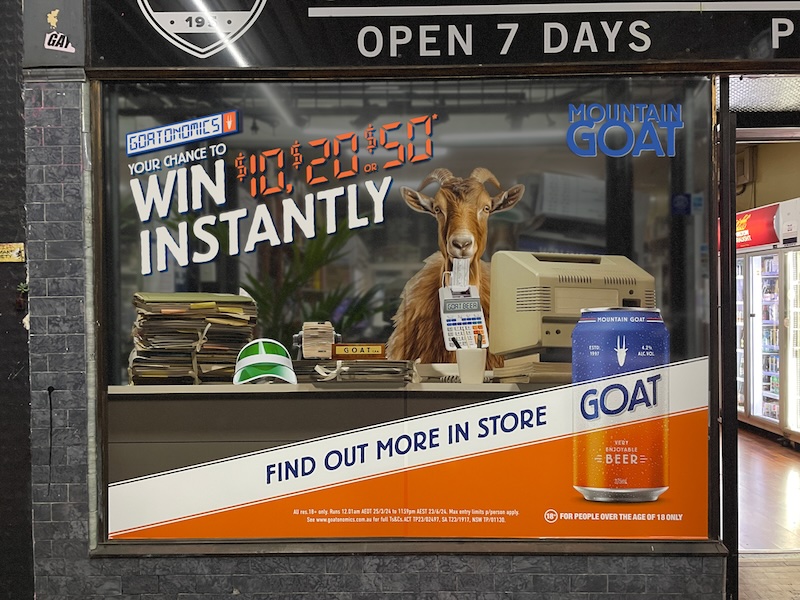 Mountain Goat helps shoppers with GOATONOMICS in latest campaign via Communicado