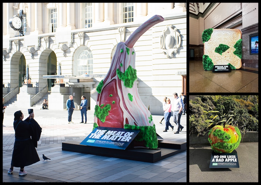 Love Food Hate Waste + TBWA\NZ launch campaign that literally goes off to help reduce food waste