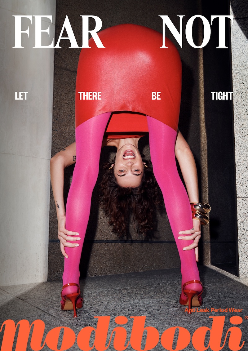 Fear Not. Modibodi launches new brand platform to dispel period fears via Fabric