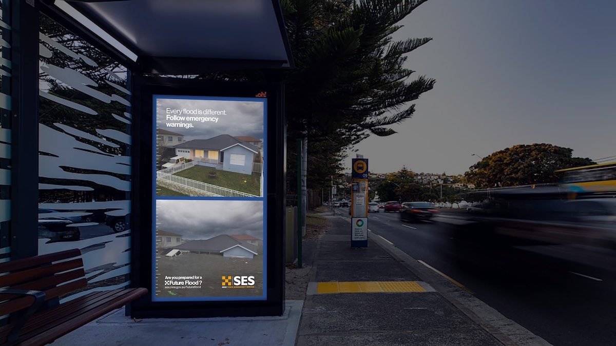 NSW SES simulates how real a ‘Future Flood’ could be in new campaign via Bastion