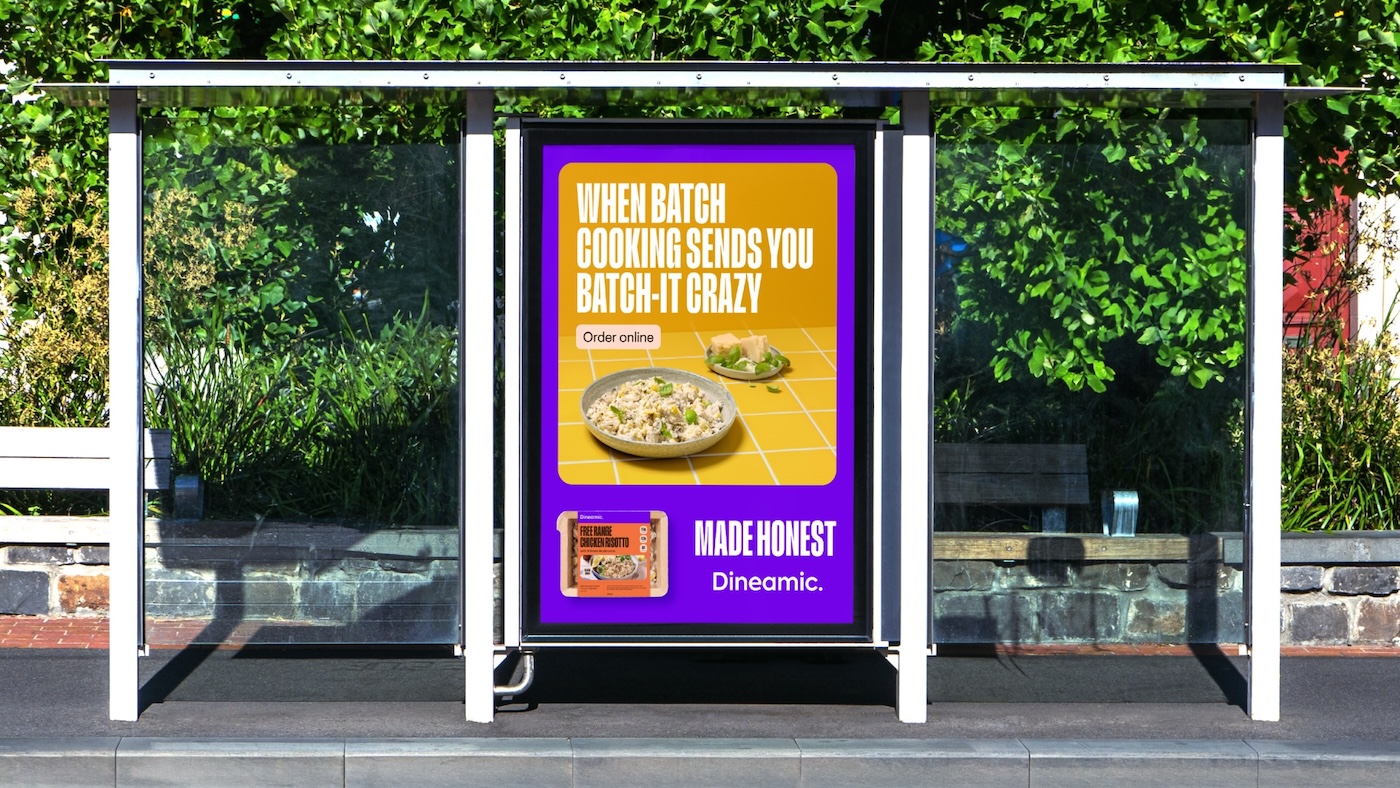 Dineamic rebrands to serve up honest food and honest truths in new campaign via Bullfrog