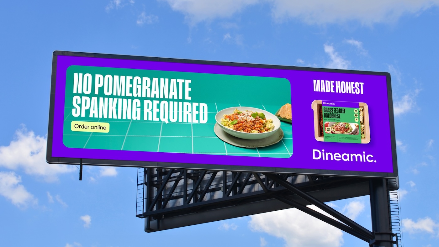 Dineamic rebrands to serve up honest food and honest truths in new campaign via Bullfrog