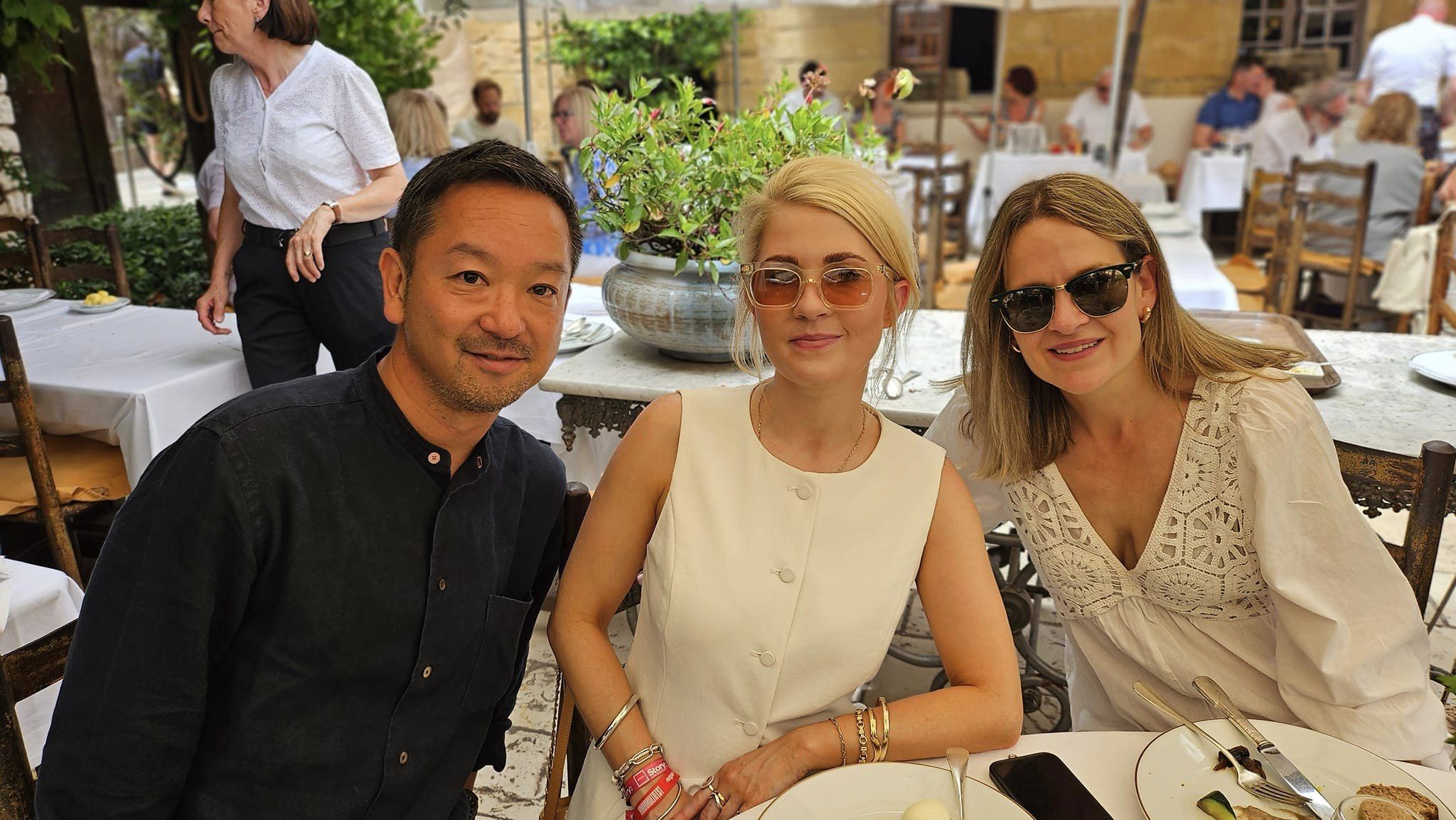 The Legendary CB Colombe d’Or Lunch – The heavy ad hitters hit the Rosé in St Paul de Vence