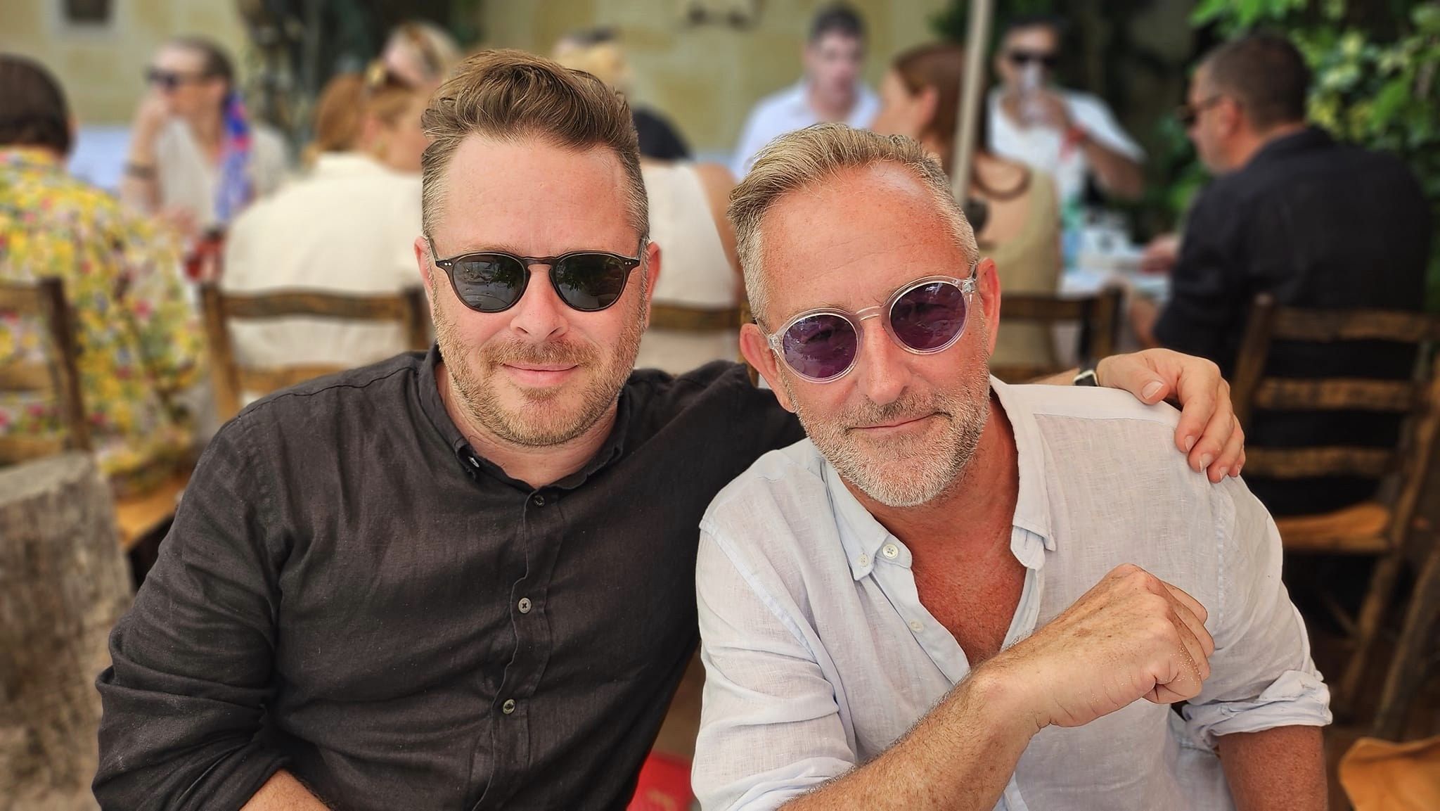 The Legendary CB Colombe d’Or Lunch – The heavy ad hitters hit the Rosé in St Paul de Vence