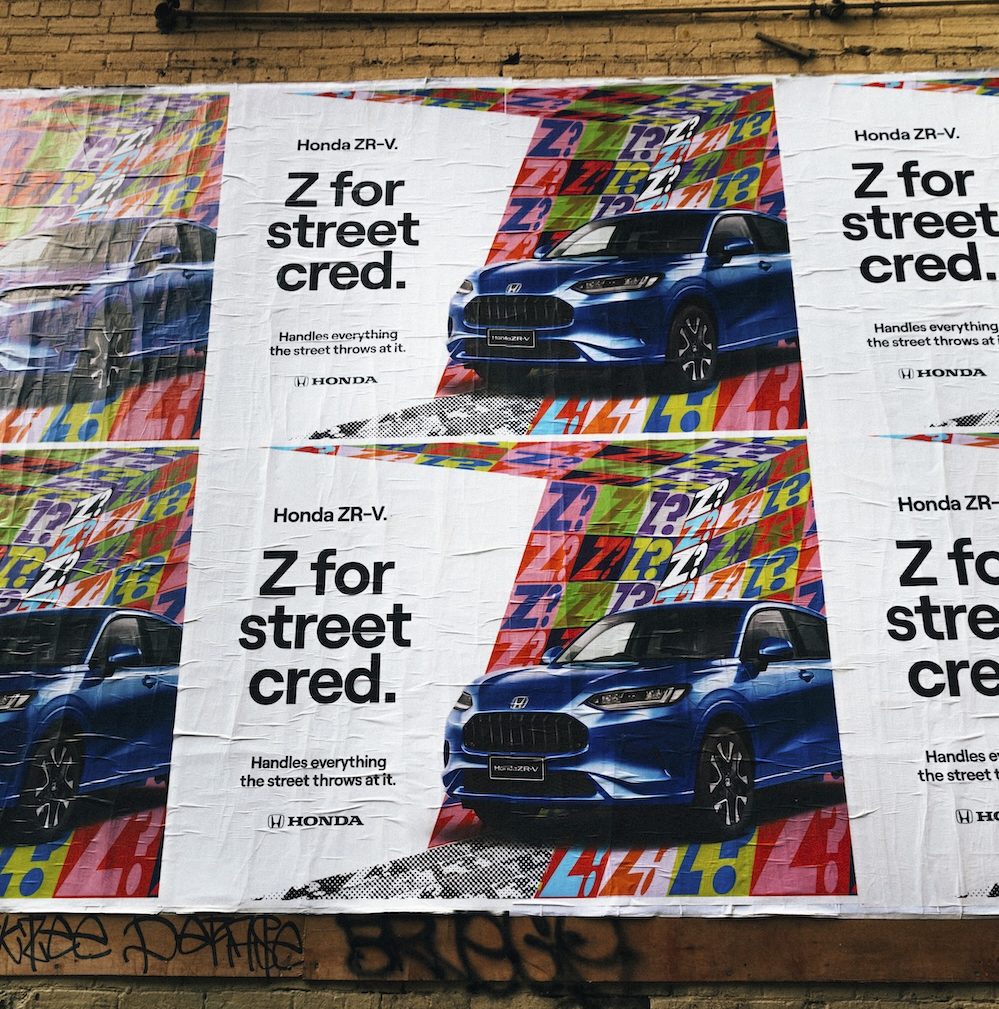 Honda takes to the streets in new campaign for the Honda ZR-V via Mushroom Creative House