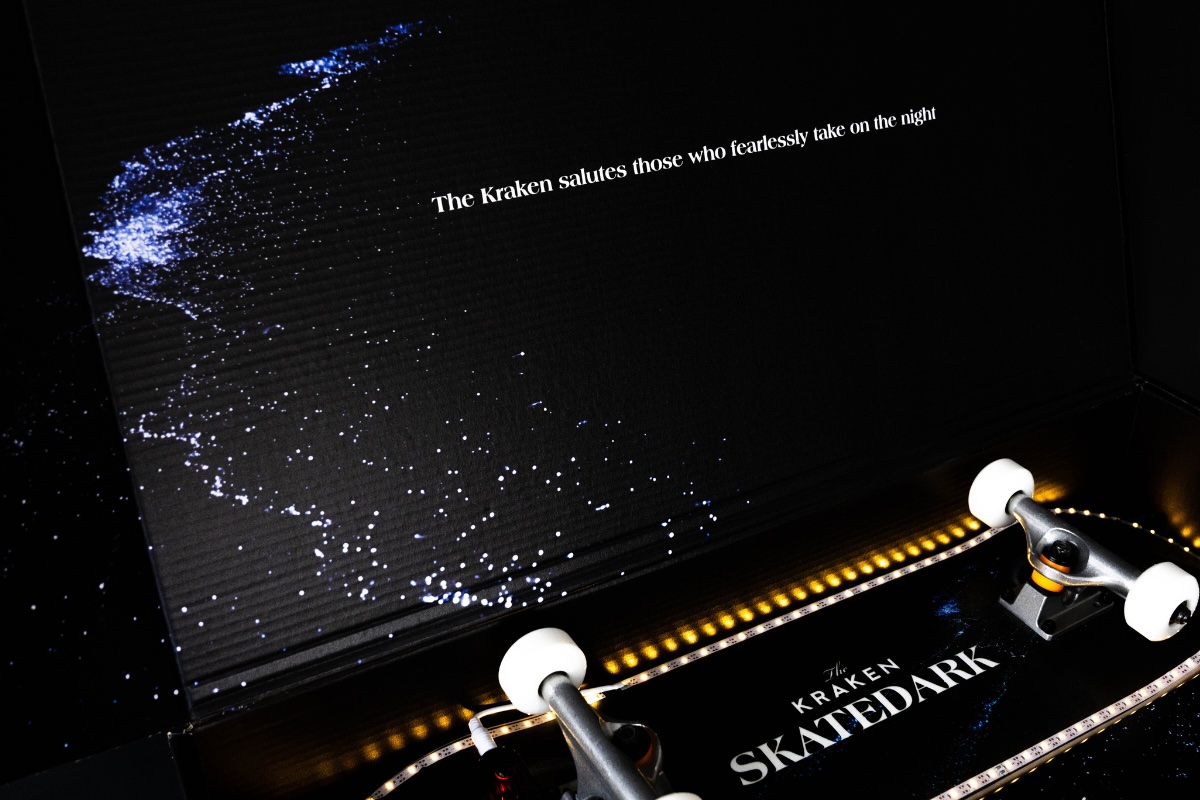 The Kraken Black Spiced Rum invites skaters to take on the night in new campaign via Bastion