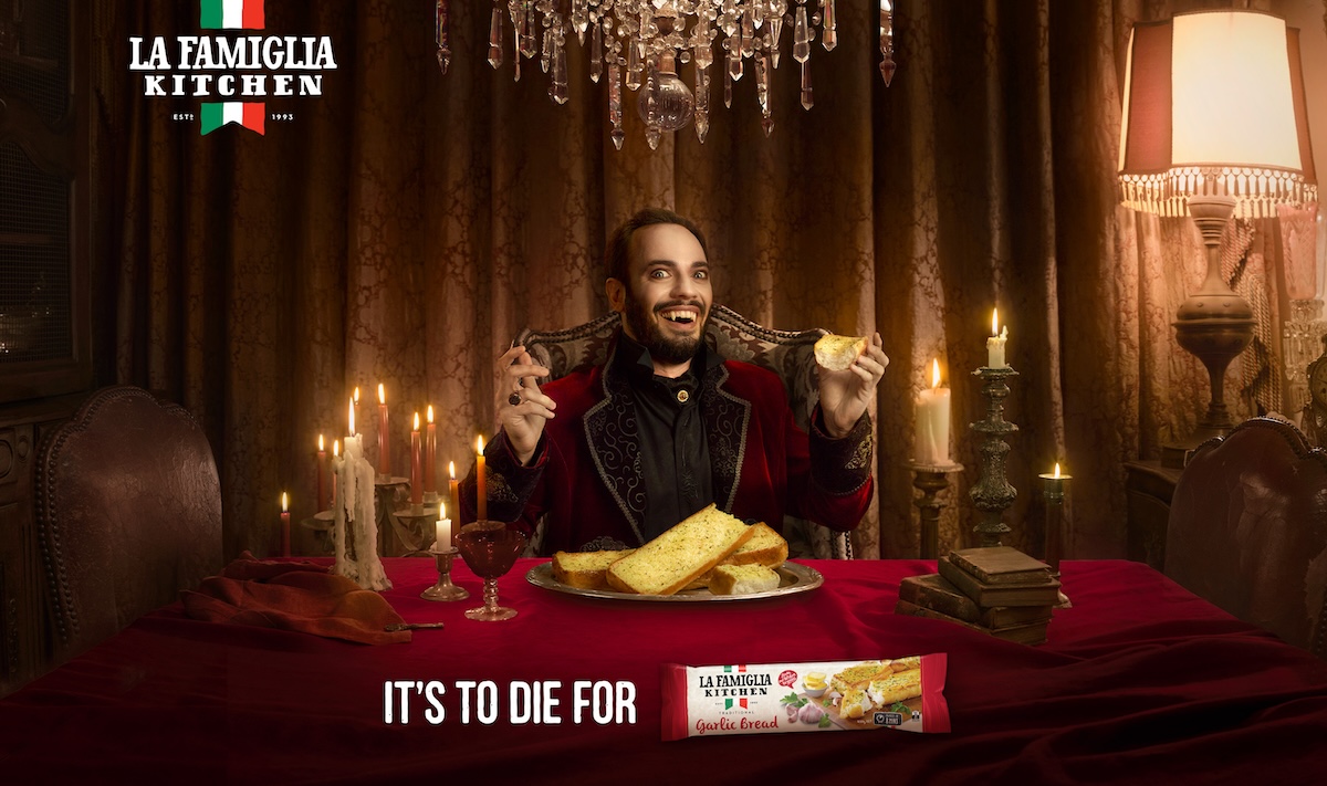 La Famiglia garlic bread is ‘to die for’ in new brand platform via Connecting Plots