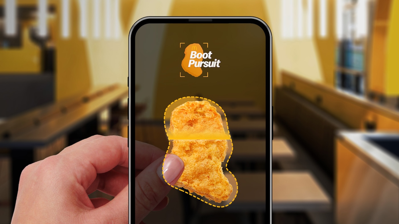 Macca’s unveils AI-powered Chicken McNuggets recognition technology in new #BootPursuit campaign via DDB Sydney and Mango