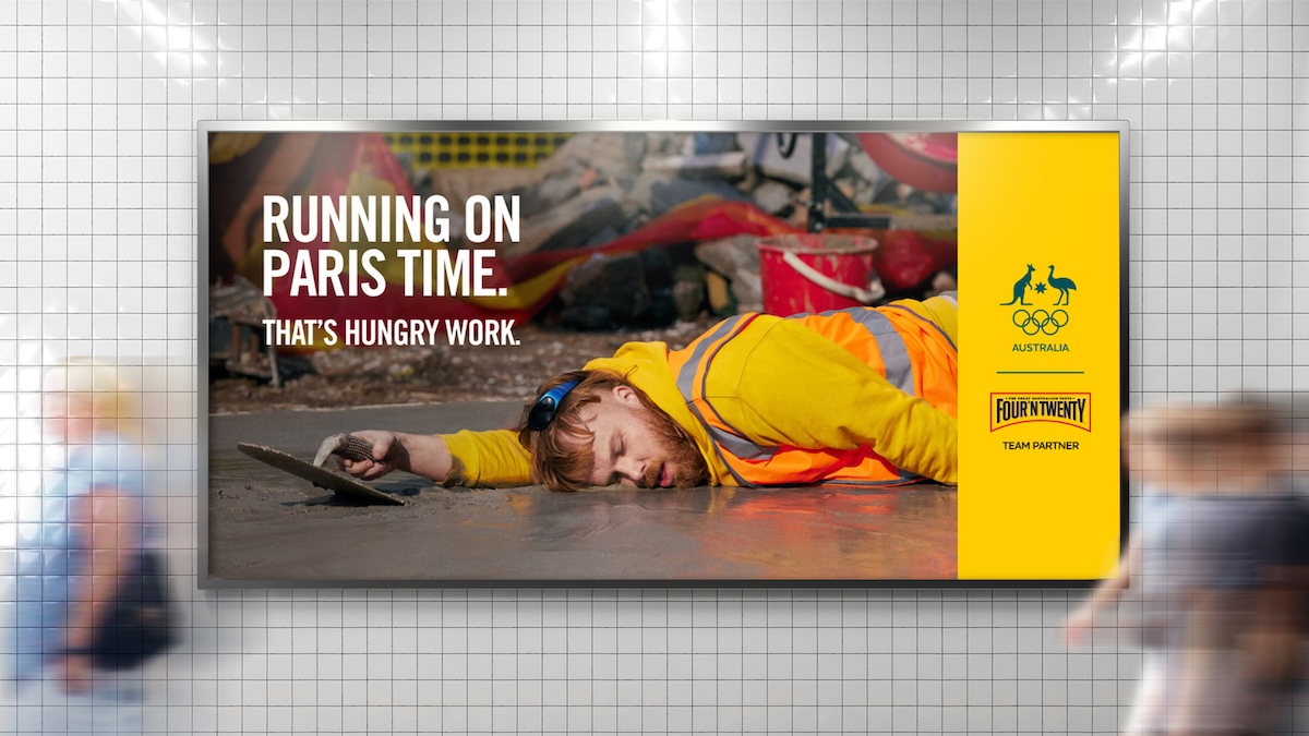 Four’N Twenty goes for Gold in ‘Running On Paris Time’ Olympics campaign via TBWA\Melbourne