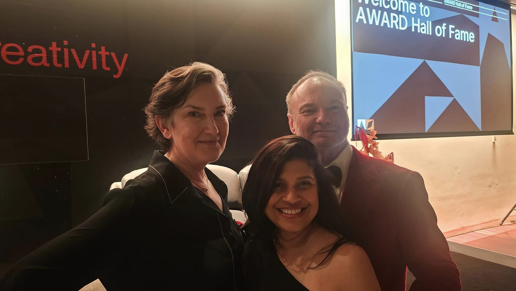 The Monkeys co-founders Scott Nowell and Justin Drape and Filmgraphics EP Anna Fawcett inducted into prestigious AWARD Hall of Fame