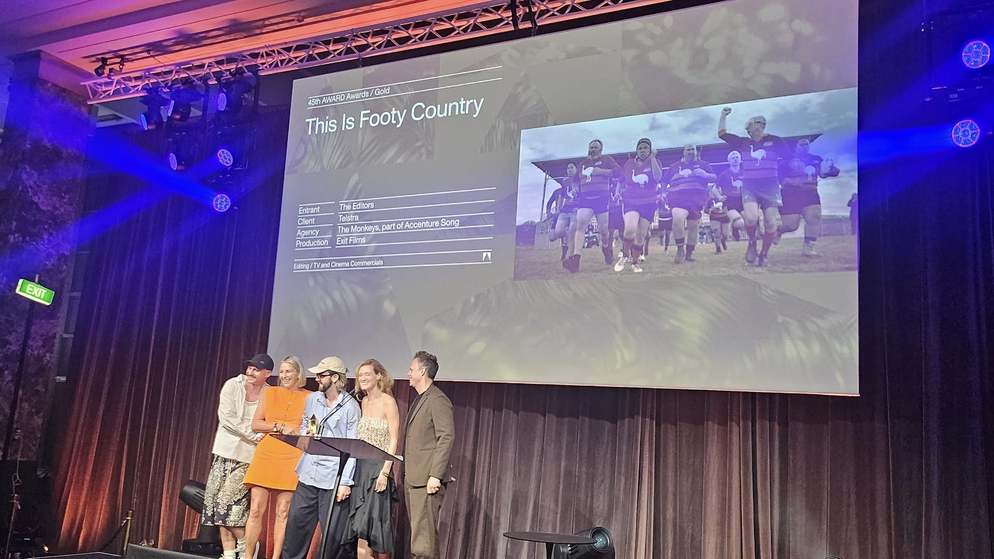 The Monkeys Sydney crowned Individual Agency of the Year at the 45th annual AWARD Awards; The Monkeys named Network of the Year; Revolver takes out Production Company of the Year title