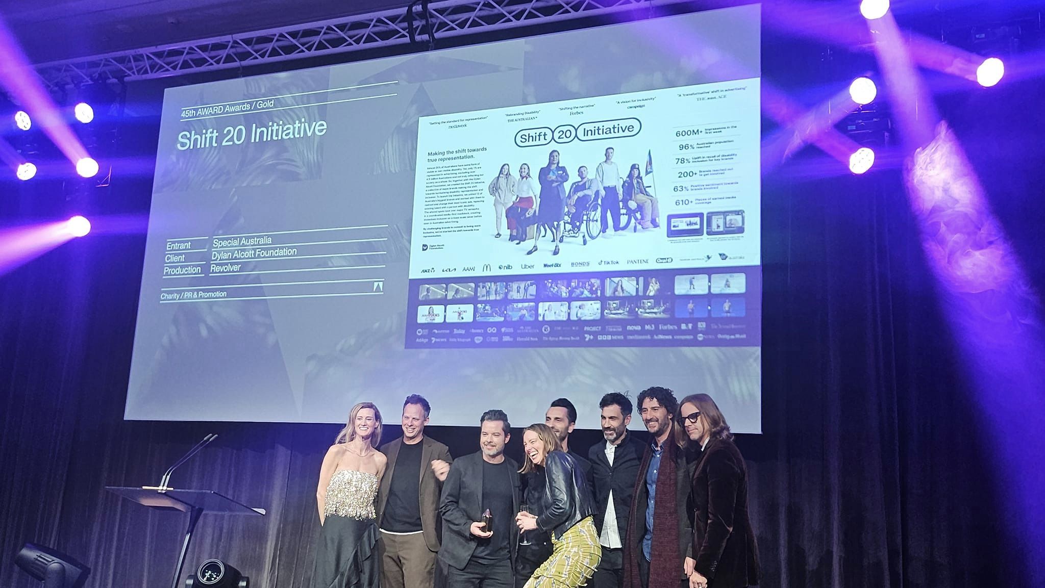 The Monkeys Sydney crowned Individual Agency of the Year at the 45th annual AWARD Awards; The Monkeys named Network of the Year; Revolver takes out Production Company of the Year title