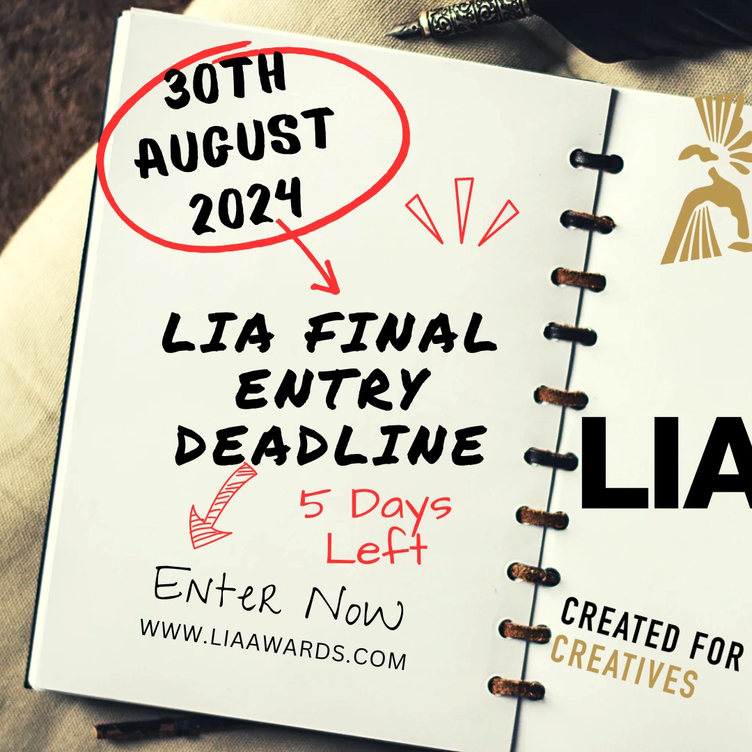 Only 5 days left to London International Awards final entry deadline: This Friday, August 30
