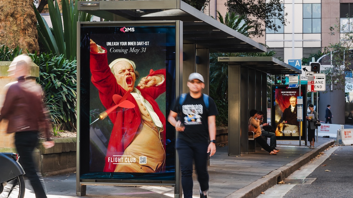 Flight Club launches in Sydney by turning city into a ‘dart gallery’ via creative agency Born