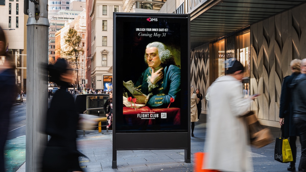 Flight Club launches in Sydney by turning city into a ‘dart gallery’ via creative agency Born