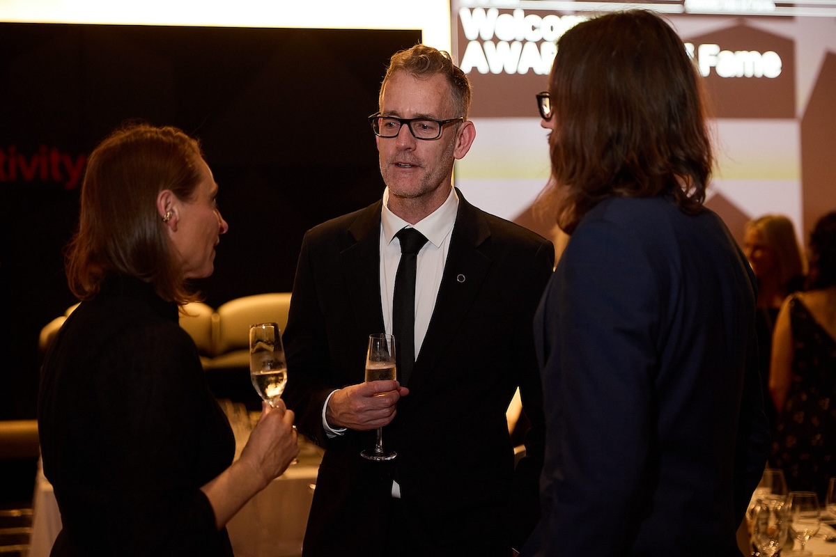 The Monkeys co-founders Scott Nowell and Justin Drape and Filmgraphics EP Anna Fawcett inducted into prestigious AWARD Hall of Fame