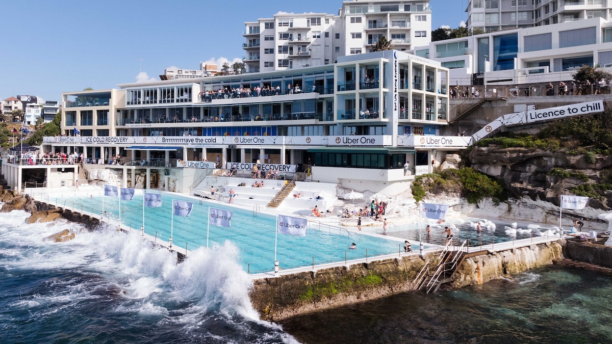 Uber converts Icebergs into luxurious ice bath post City2Surf in new activation via Hello Social