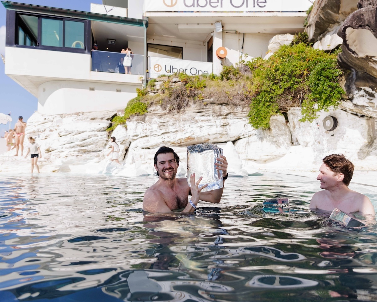 Uber converts Icebergs into luxurious ice bath post City2Surf in new activation via Hello Social