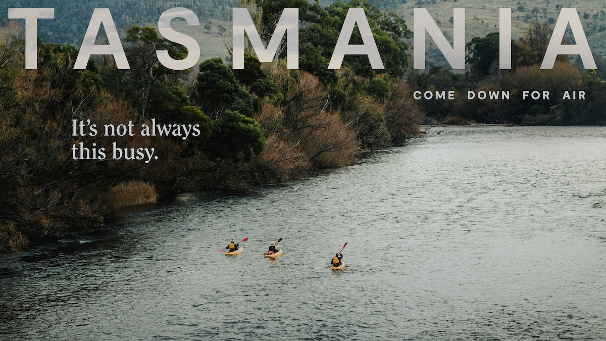 Tourism Tasmania builds on success of ‘Come Down For Air’ platform in new work via BMF
