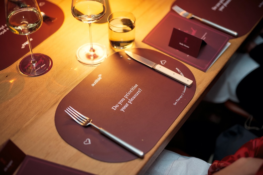 Audible’s Sex Therapy podcast returns with new dining experience ‘Intimacy Served’ via Emotive