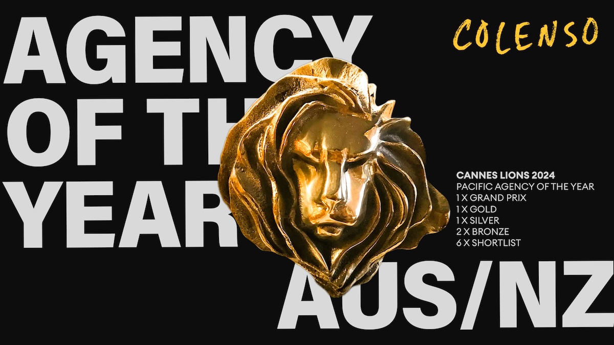 Colenso BBDO named Cannes Lions Pacific Agency of the Year for the second year running