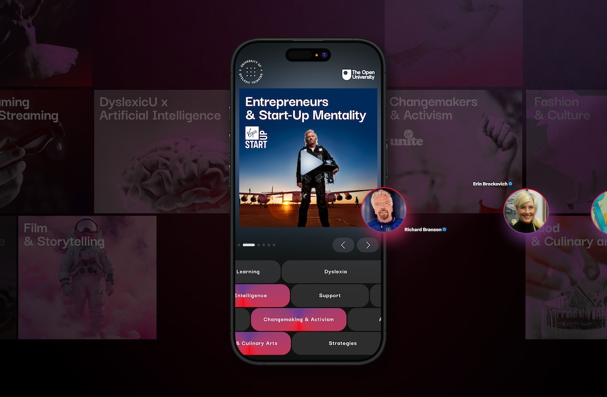 DDB Group Melbourne, Adam&EveDDB and Collider partner up with Sir Richard Branson, Virgin and Made By Dyslexia to launch the world’s first University of Dyslexic Thinking – DyslexicU